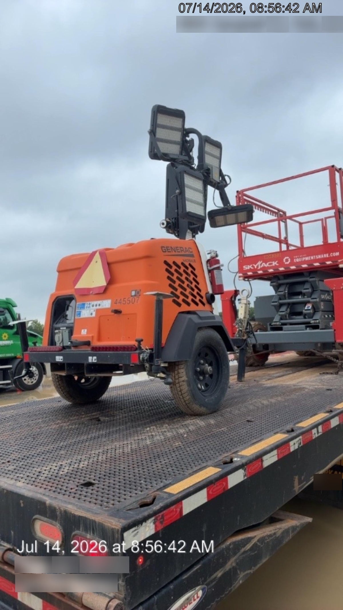 2024 Generac MLT6SKDS-STD4 ELEC WINCH Diesel, Electric Winch Mast, Powerzone Controller, (4) 320W LED Lights, 4kW Generator, 39.9 Gal Fuel Tank, 2" pintle, T3