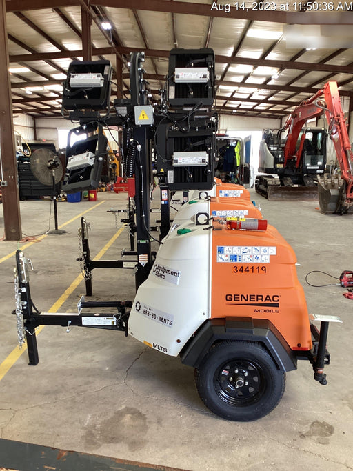 2023 Generac MLT2 Diesel, Flex Switch 120V Input, Powerzone Controller, (4) 320W LED Lights, 4kW Generator, 39.9 Gal Fuel Tank, 2" Ball, T3