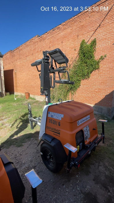 2023 Generac MLT2 Diesel, Flex Switch 120V Input, Powerzone Controller, (4) 320W LED Lights, 4kW Generator, 39.9 Gal Fuel Tank, 2" Ball, T3