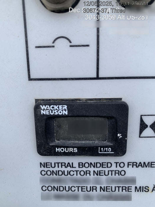 2018 Wacker Neuson LTV6L-MH Wacker Neuson LTV6L Towable Light Tower