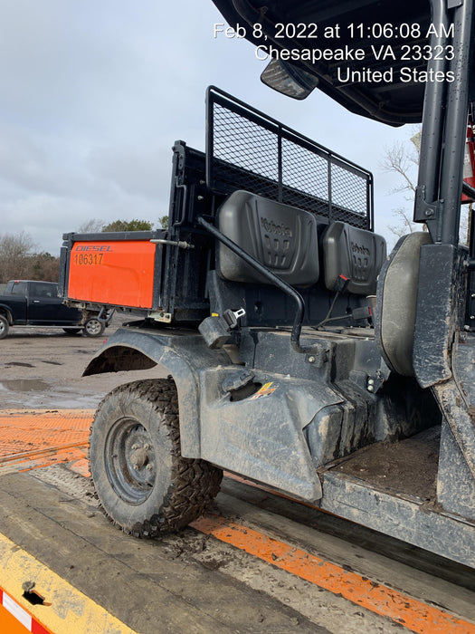 2021 Kubota RTV-X1140W-H Plastic Canopy, Windshield Acrylic Clear, LED Strobe Light, Wire Harness Kit, Back up Alarm