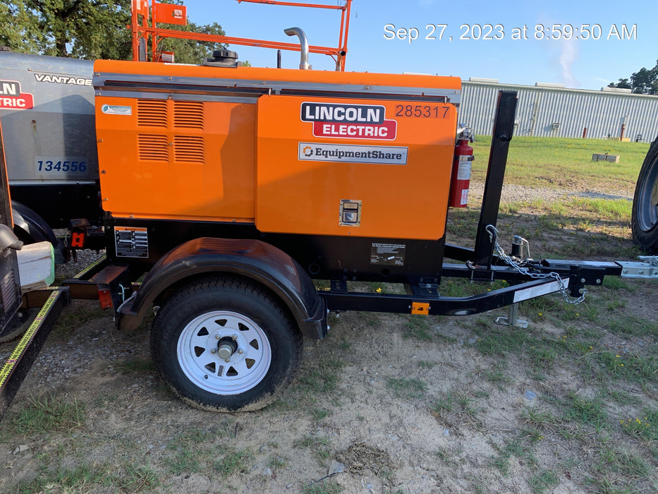 2022 Lincoln Electric LE400 Kubota V1505, Trlr, Cable Rack, Light Kit, ES Decals, T3