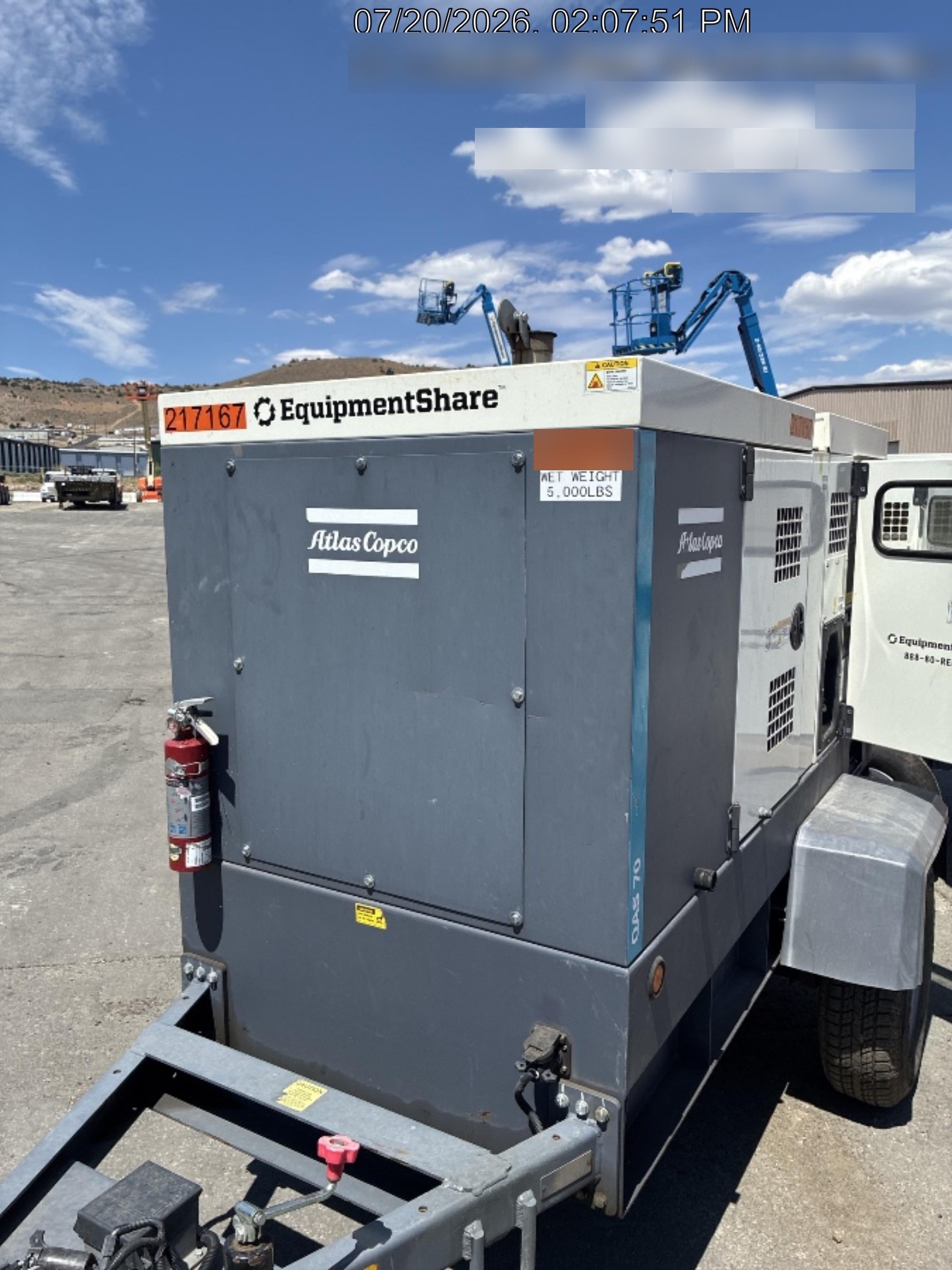 2022 ATLAS COPCO QAS 70
