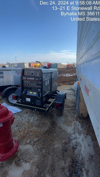 2024 Lincoln Electric LE400 Kubota V1505, Trlr, Cable Rack, Light Kit, ES Decals, T3