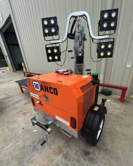 2024 Wanco WLTT-4MM4K Diesel, Deep Sea Controller, Shore Power Plug, Auto Start, (4) 350W LED Floodlights, 4kW Generator, 60 Gal Fuel Tank, 2" Ball, T3