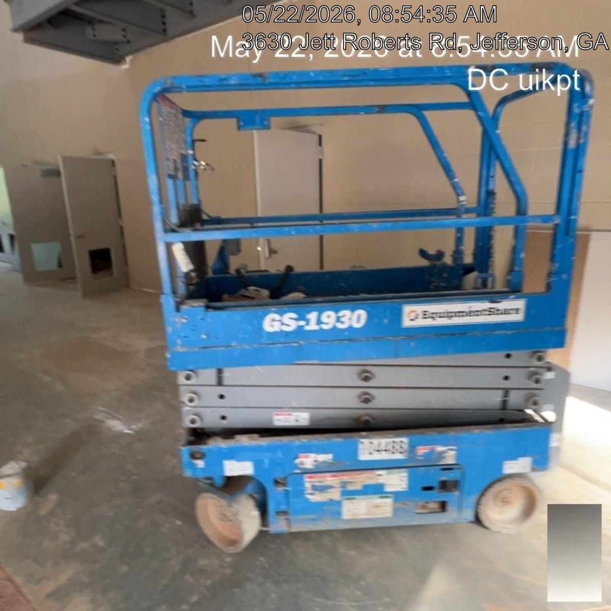 2020 Genie GS-1930 Fixed rails with chain entry gate - Pre A92.20