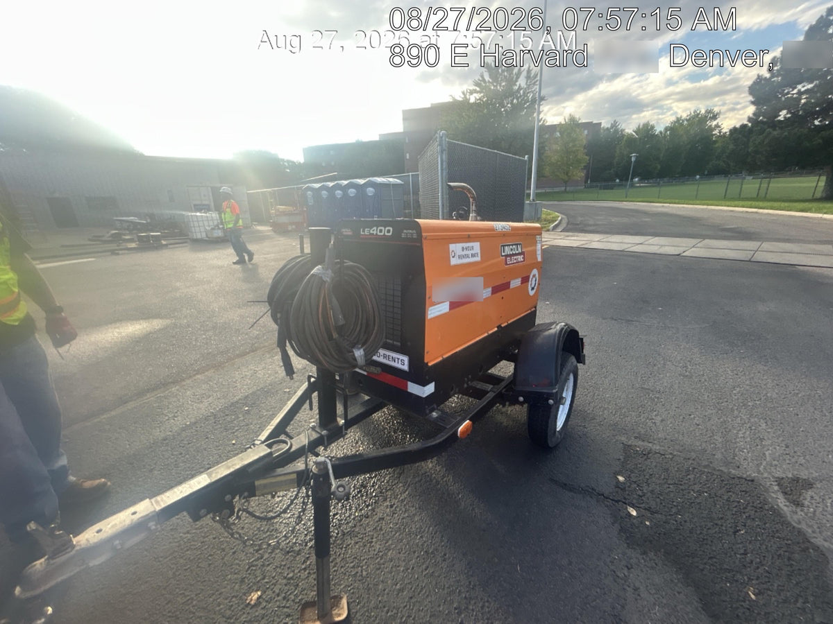 2022 Lincoln Electric LE400 Kubota V1505, Trlr, Cable Rack, Light Kit, ES Decals, T3