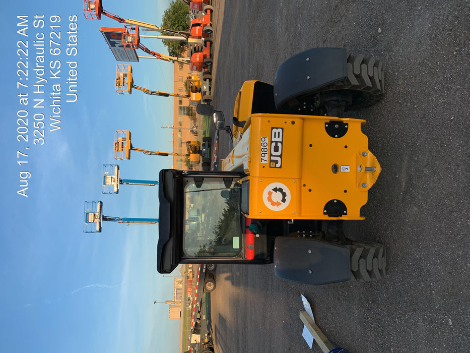 2020 JCB 505-20TC Cab/Heat/Air, Solid Tires, Work Lights, Beacon, Aux Hydraulics, Back up Alarm, ES Decals