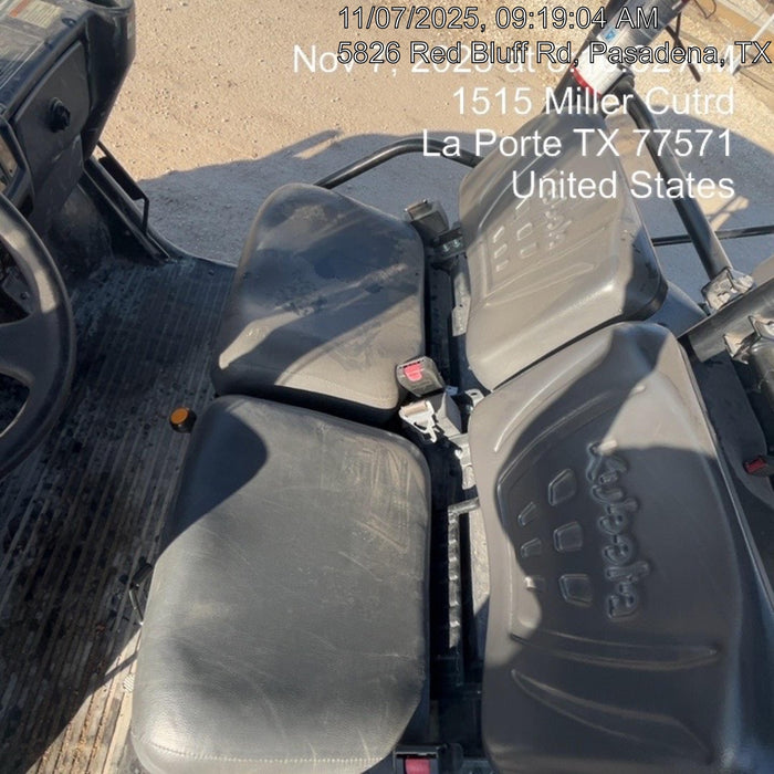 2021 Kubota RTV-X1140W-H Plastic Canopy, Windshield Acrylic Clear, LED Strobe Light, Wire Harness Kit, Back up Alarm