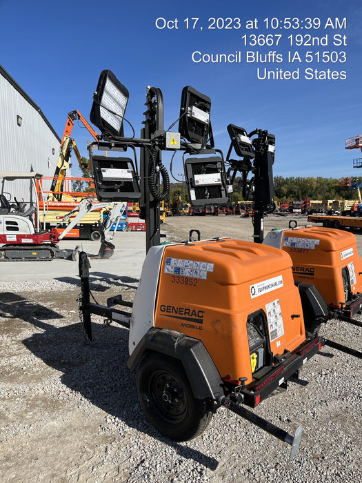 2023 Generac MLT2 Diesel, Flex Switch 120V Input, Powerzone Controller, (4) 320W LED Lights, 4kW Generator, 39.9 Gal Fuel Tank, 2" Ball, T3