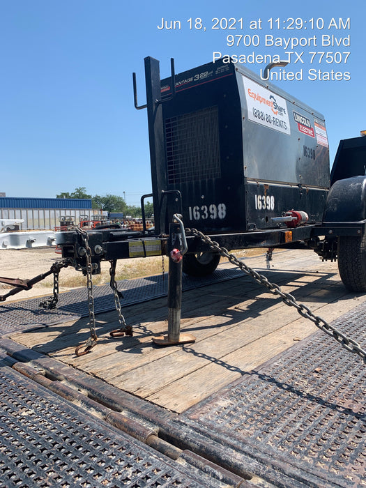 2018 Lincoln Electric Vantage 322 Lincoln Vantage 322 Welder Ready Pak 3 - Vantage 322, Trailer, Fender and light kit, Cable rack