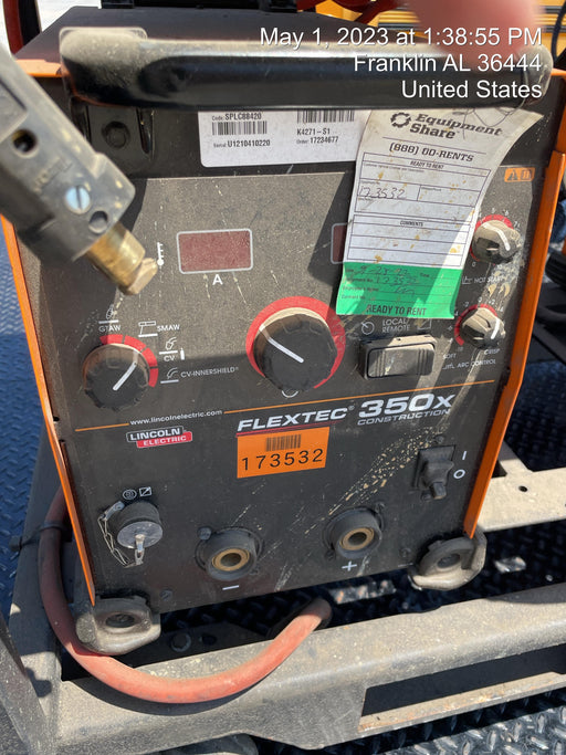 2021 LINCOLN ELECTRIC FLEXTEC 350X