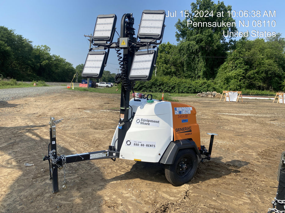 2023 Generac MLT2 Diesel, Flex Switch 120V Input, Powerzone Controller, (4) 320W LED Lights, 4kW Generator, 39.9 Gal Fuel Tank, 2" Ball, T3