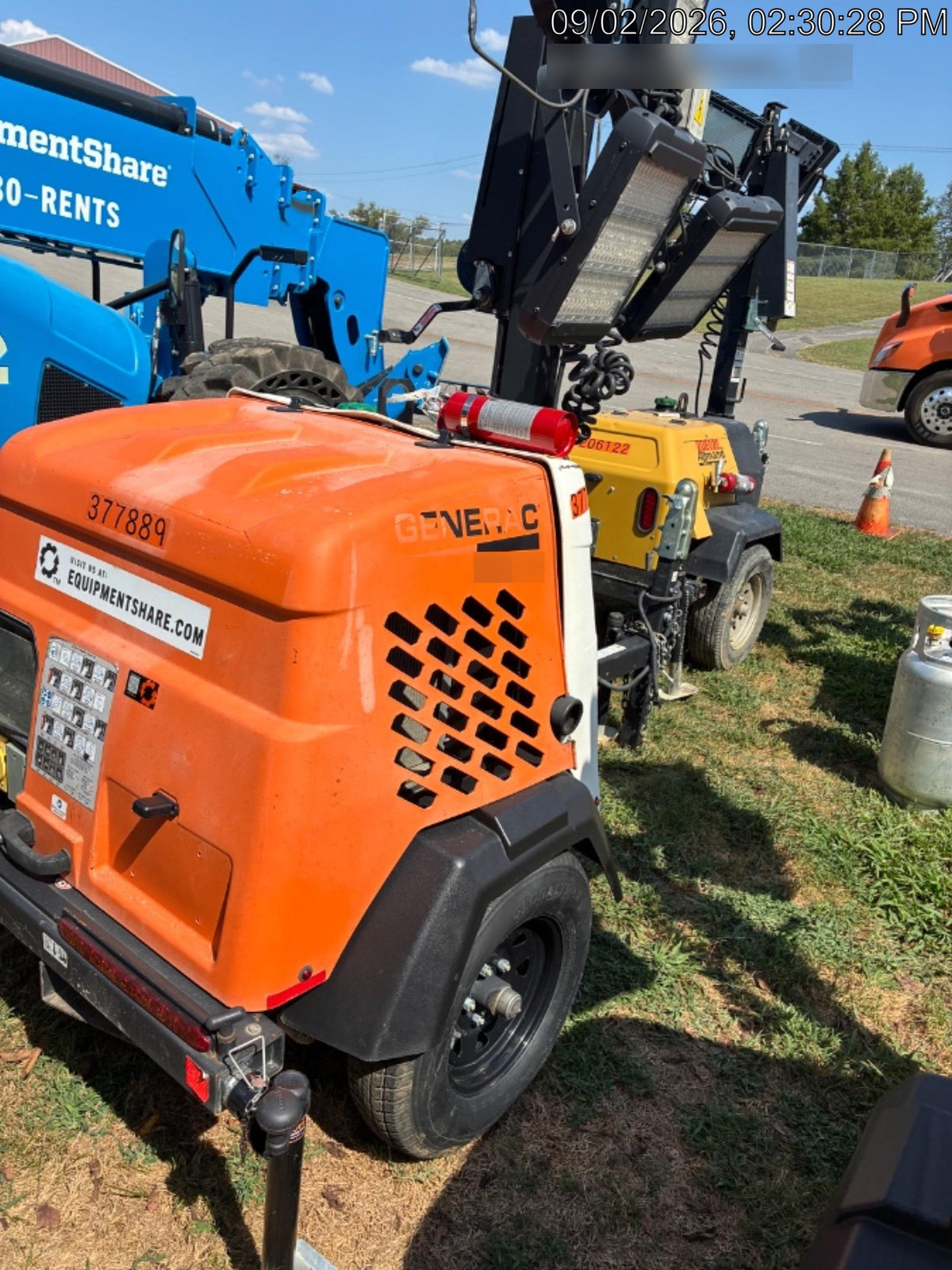 2023 Generac MLT2 Diesel, Flex Switch 120V Input, Powerzone Controller, 
(4) 320W LED Lights, 4kW Generator, 39.9 Gal Fuel Tank, 2" Ball, T3