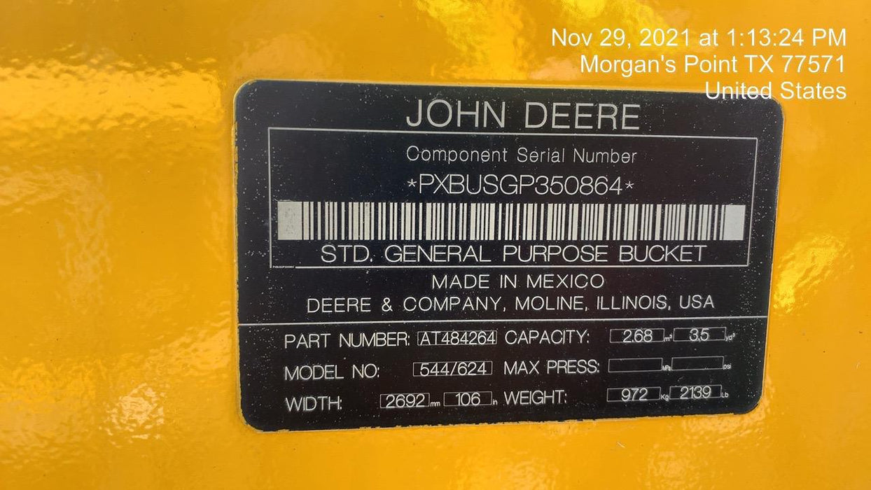 2020 JOHN DEERE 96" Loader Fork Carriage - John Deere