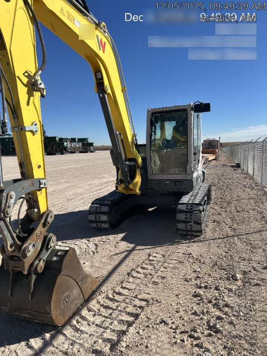 2019 Wacker Neuson ET90 Enclosed Cab, Hybrid Tracks, Long Dipperstick, T4, Hydraulic Thumb w/Manual QC, Buckets: 18/24/36"