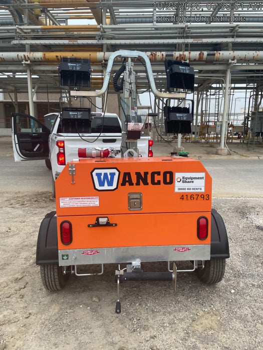 2024 Wanco WLTT-4MM4K Diesel, Deep Sea Controller, Shore Power Plug, Auto Start, (4) 350W LED Floodlights, 4kW Generator, 60 Gal Fuel Tank, 2" Ball, T3