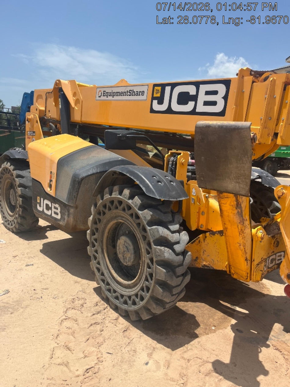 2020 JCB 510-56 Canopy, Solid Tires, Work Lights, Beacon, Aux Hydraulics, Back up Alarm, Lifting Eye, ES Decals