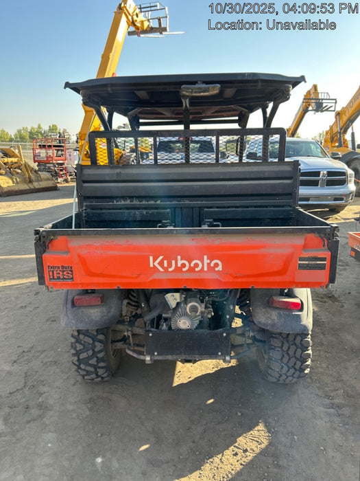 2021 Kubota RTV-X1140W-H Plastic Canopy, Windshield Acrylic Clear, LED Strobe Light, Wire Harness Kit, Back up Alarm
