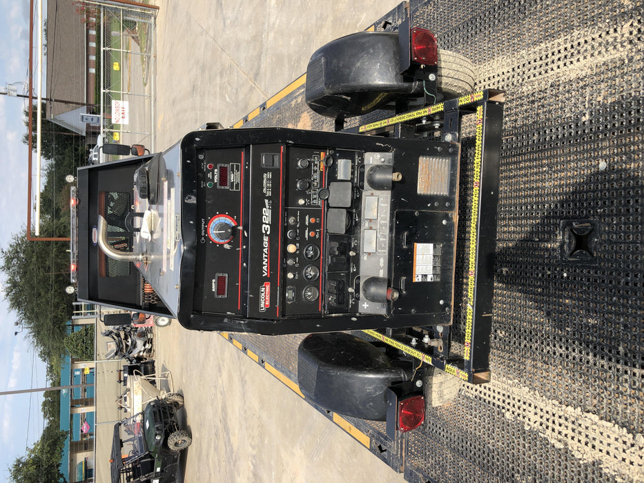 2019 Lincoln Electric Vantage 322 Lincoln Vantage 322 Welder w/Trailer, Light Kit, Cable Rack