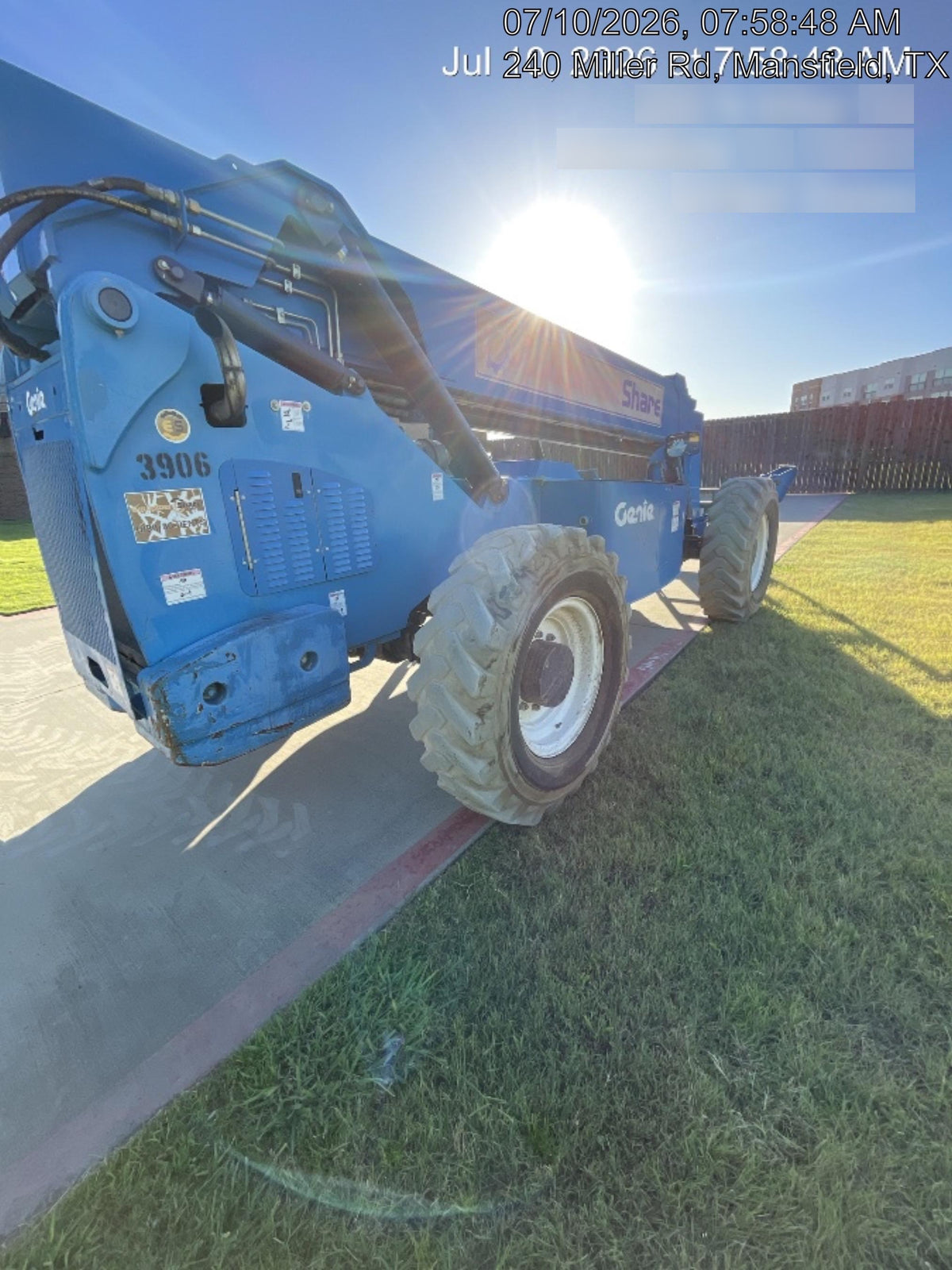 2017 Genie GTH-1056 Genie GTH1056, Solid Tires, 60" carriage, Light Kit, Open ROPS