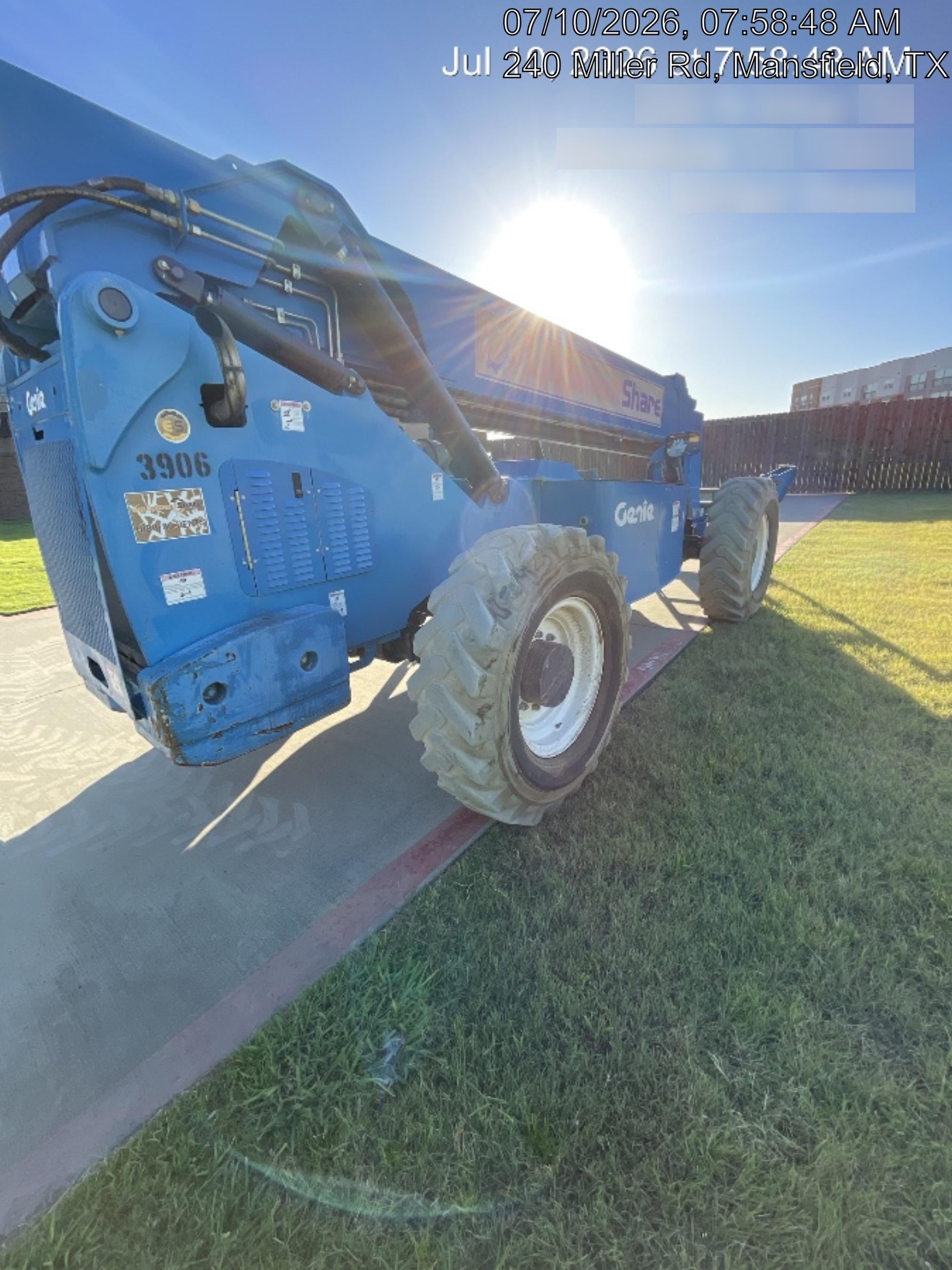 2017 Genie GTH-1056 Genie GTH1056, Solid Tires, 60" carriage, Light Kit, Open ROPS