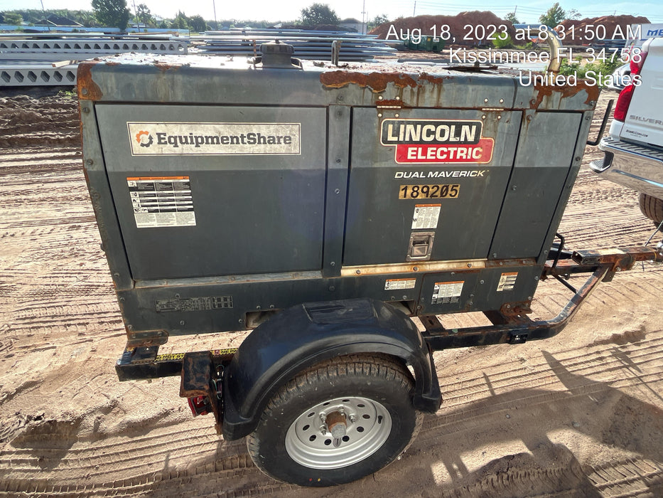 2021 Lincoln Electric Dual Maverick 200/200X Ready Pak 3, Includes Trailer, Cable Rack, Fender Light Kit