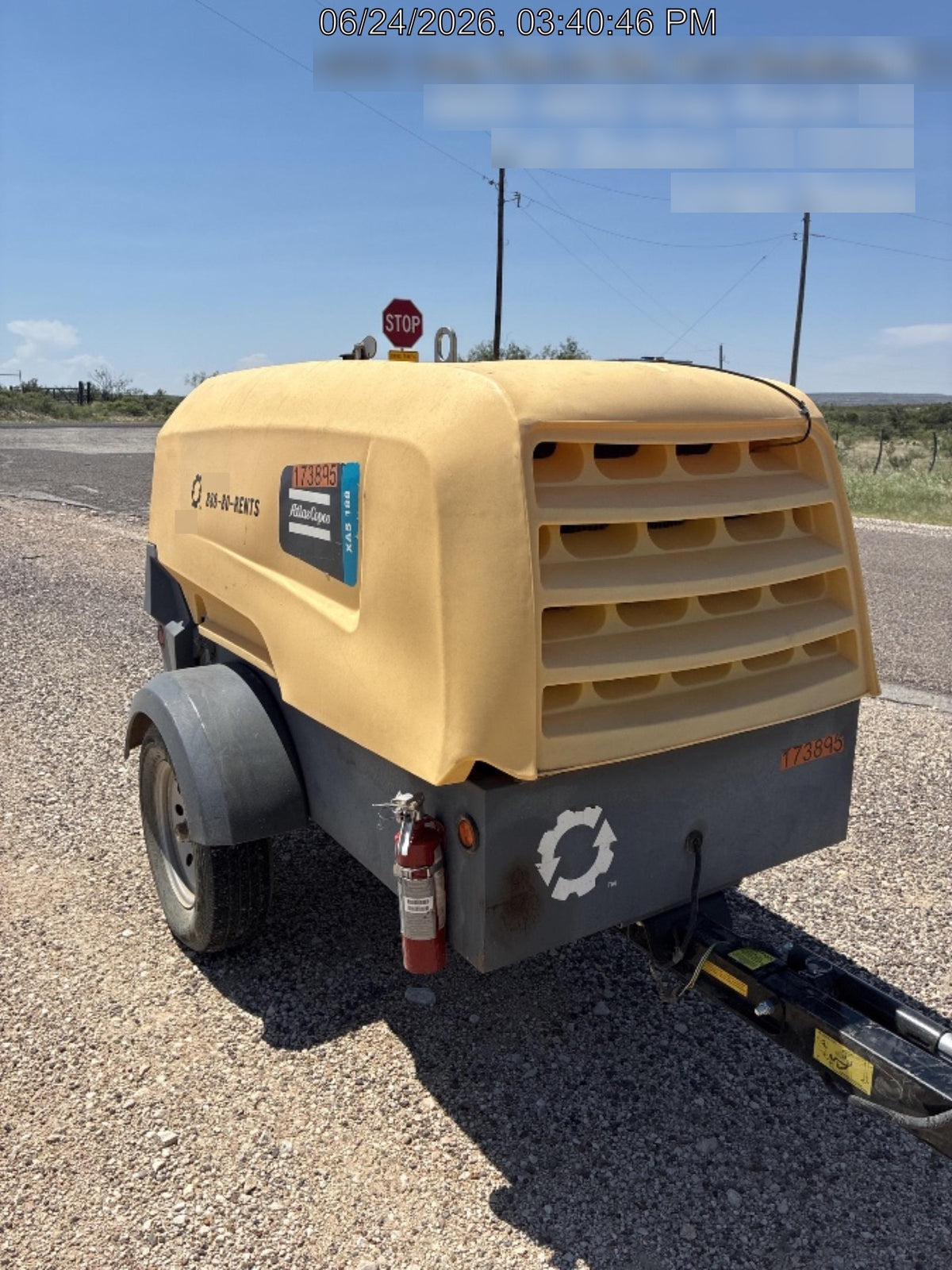 2021 ATLAS COPCO XAS188 CWK