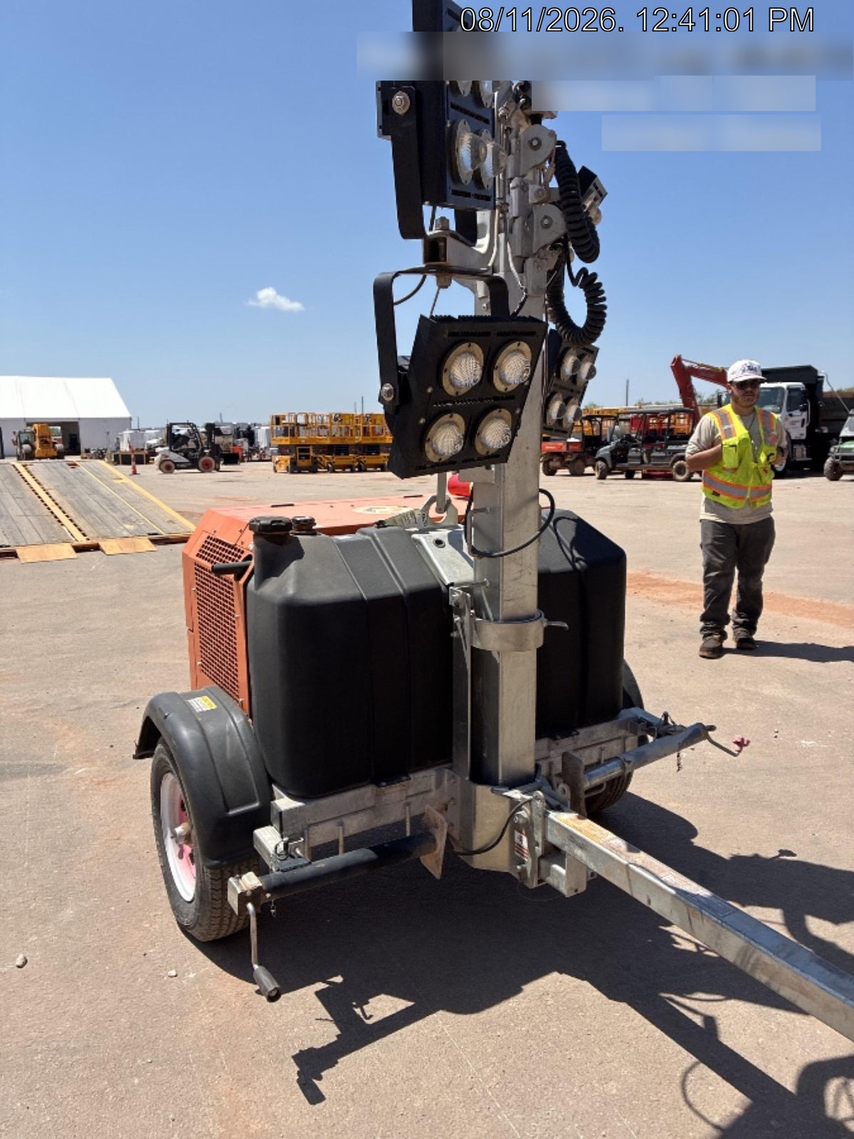2024 Wanco WLTT-4MM4K Diesel, Deep Sea Controller, Shore Power Plug, Auto Start, (4) 350W LED Floodlights, 4kW Generator, 60 Gal Fuel Tank, 2" Ball, T3