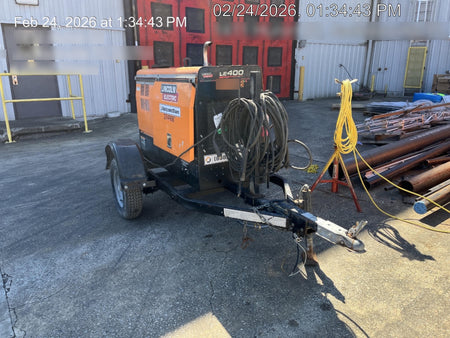 2022 Lincoln Electric LE400 Kubota V1505, Trlr, Cable Rack, Light Kit, ES Decals, T3