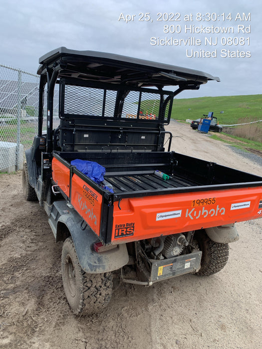 2022 Kubota RTV-X1140W-H Plastic Canopy, Windshield Acrylic Clear, LED Strobe Light, Wire Harness Kit, Back up Alarm