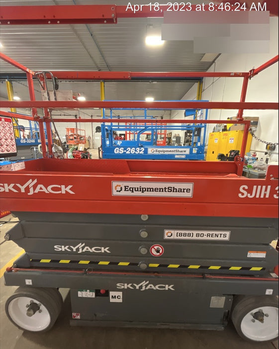 2017 Skyjack SJIII-3226 Standard Rental Specs