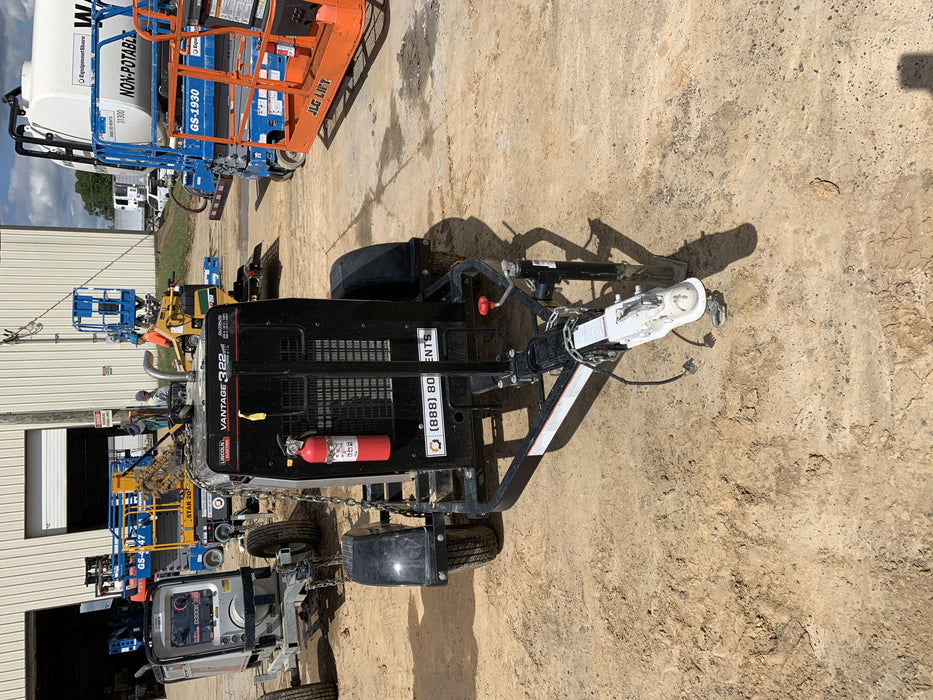 2019 Lincoln Electric Vantage 322 Ready-Pak 3, Two Wheel Trailer, Fender and Light Kit, Cable Rack