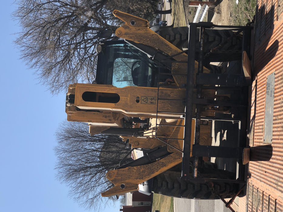 2020 JCB 510-56 Cab/Heat/Air, 74 HP, Solid Tires, STD Worklight, Beacon, Aux Hydraulics, Lifting Eye, Back up Alarm w/66" Carriage/60" Forks