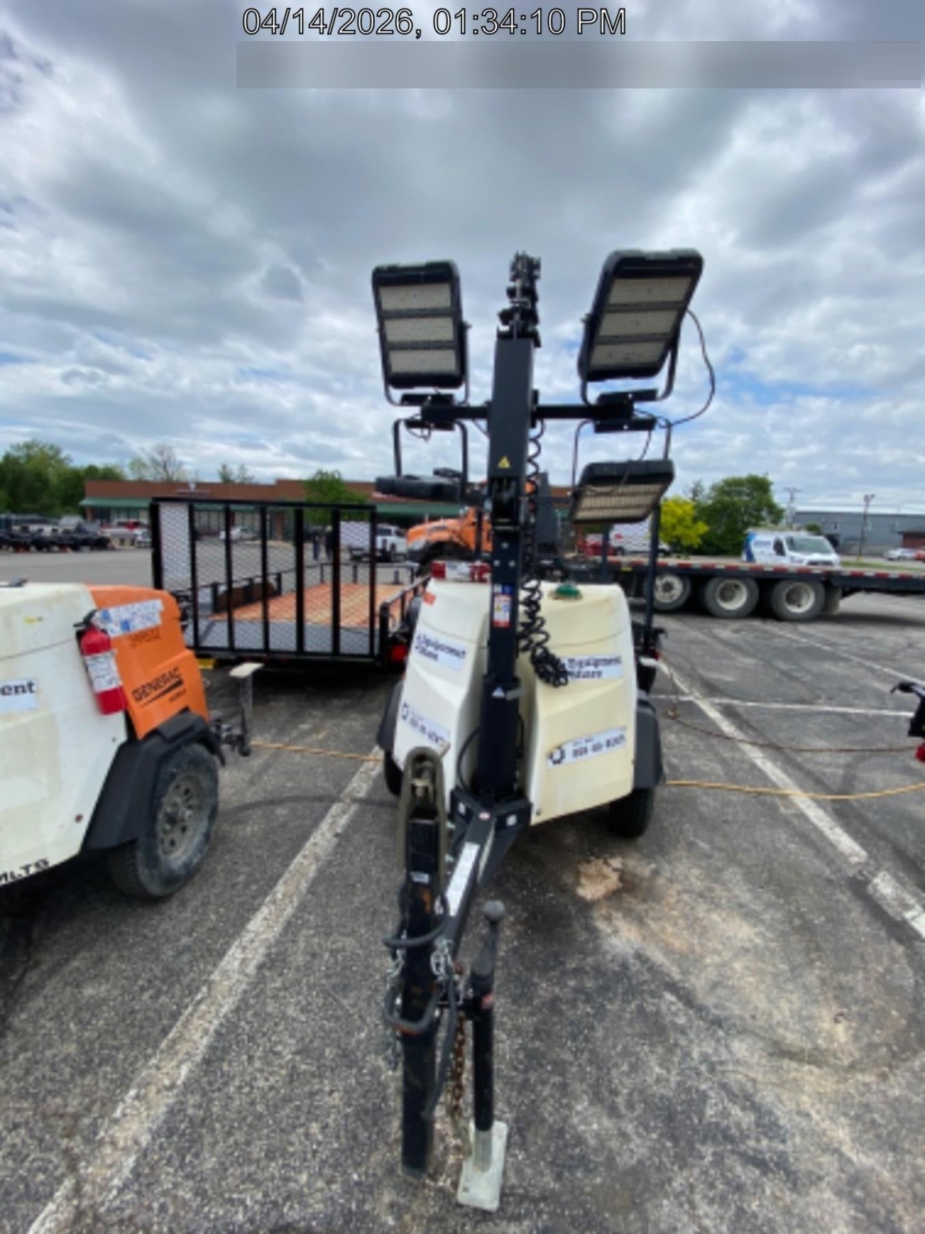 2023 Generac MLT2 Diesel, Flex Switch 120V Input, Powerzone Controller, 
(4) 320W LED Lights, 4kW Generator, 39.9 Gal Fuel Tank, 2" Ball, T3