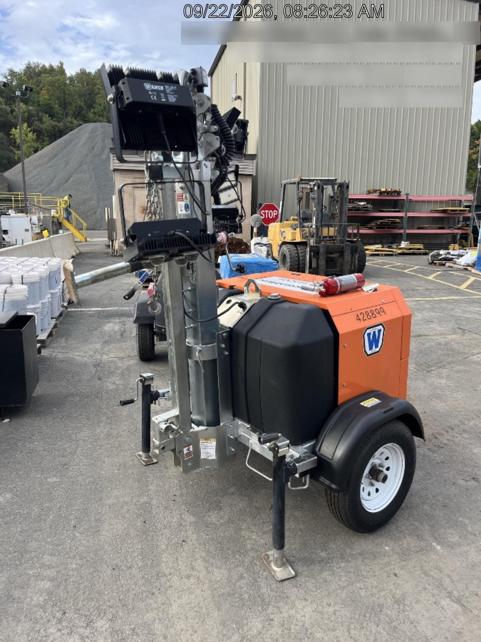 2024 Wanco WLTT-4MM4K Diesel, Deep Sea Controller, Shore Power Plug, Auto Start, (4) 350W LED Floodlights, 4kW Generator, 60 Gal Fuel Tank, 2" Ball, T3