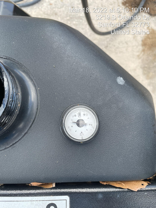 2021 Allmand NLV3GR (4) LED Light Fixture 350W, 23' Vertical Mast, 3kW Prime, Towable, Deep Sea L401, Leveling Jacks, Yanmar T4F 5.8hp