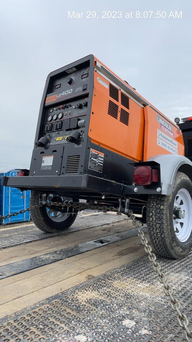 2022 Lincoln Electric LE400 Kubota V1505, Trlr, Cable Rack, Light Kit, ES Decals, T3