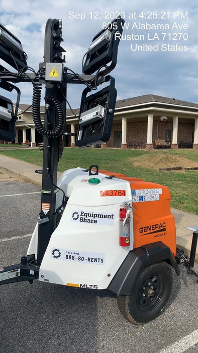 2023 Generac MLT2 Diesel, Flex Switch 120V Input, Powerzone Controller, (4) 320W LED Lights, 4kW Generator, 39.9 Gal Fuel Tank, 2" Ball, T3