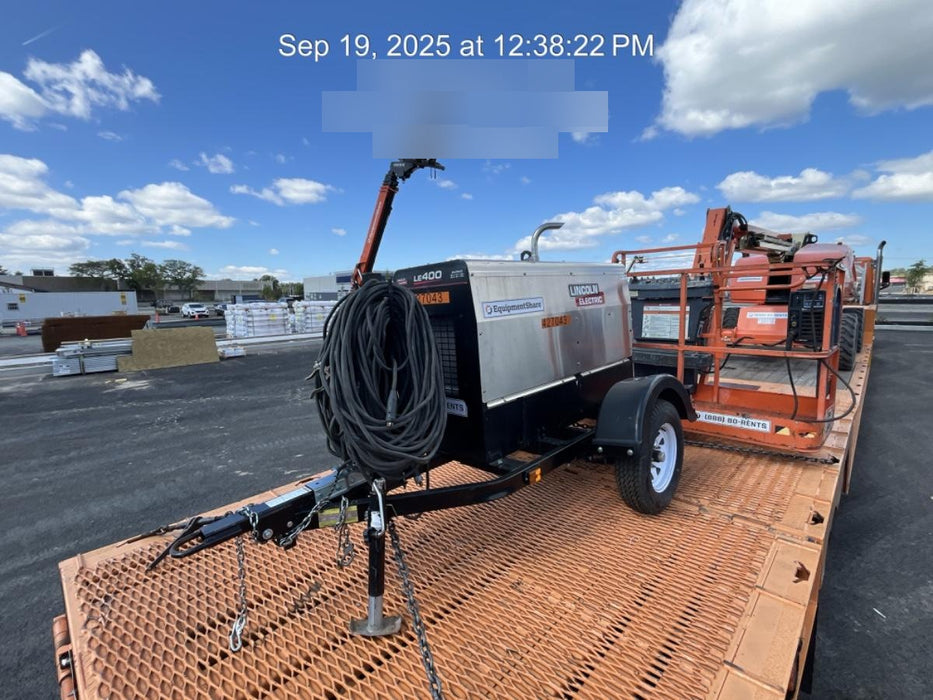 2024 Lincoln Electric LE400 Kubota V1505, Trlr, Cable Rack, Light Kit, ES Decals, T3