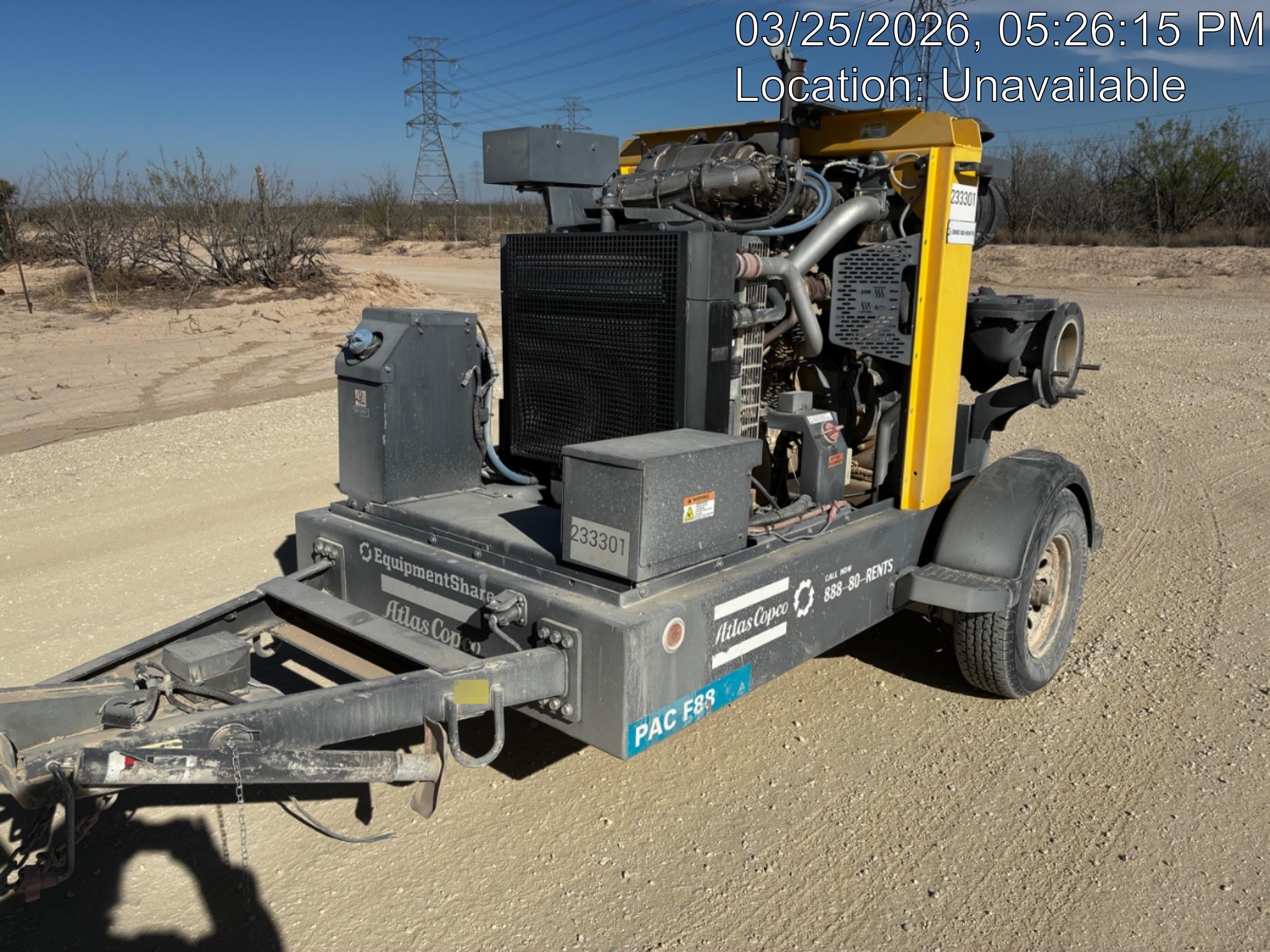 2022 ATLAS COPCO PAC F88 PD
