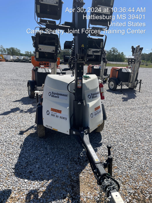 2023 Generac MLT2 Diesel, Flex Switch 120V Input, Powerzone Controller, 
(4) 320W LED Lights, 4kW Generator, 39.9 Gal Fuel Tank, 2" Ball, T3