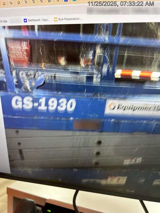 2020 Genie GS-1930 Fixed rails with chain entry gate - Pre A92.20