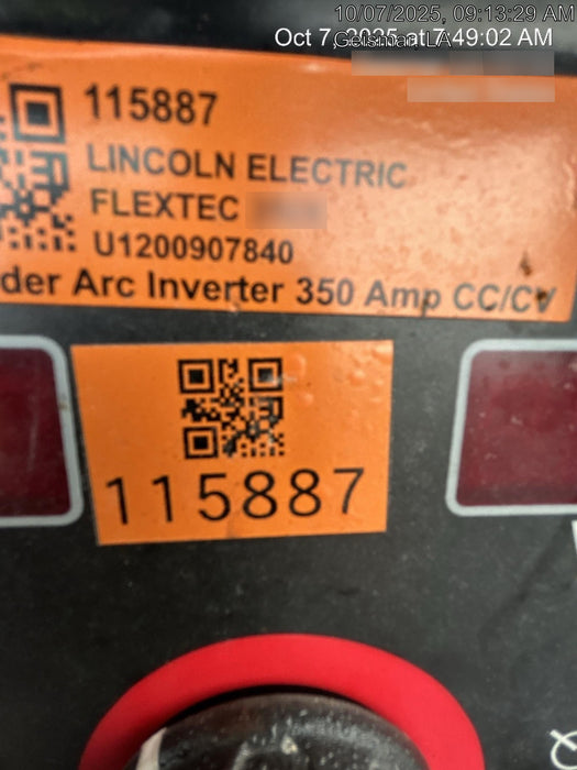 2020 LINCOLN ELECTRIC FLEXTEC 350X