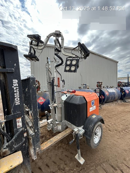 2024 Wanco WLTT-4MM4K Diesel, Deep Sea Controller, Shore Power Plug, Auto Start, (4) 350W LED Floodlights, 4kW Generator, 60 Gal Fuel Tank, 2" Ball, T3