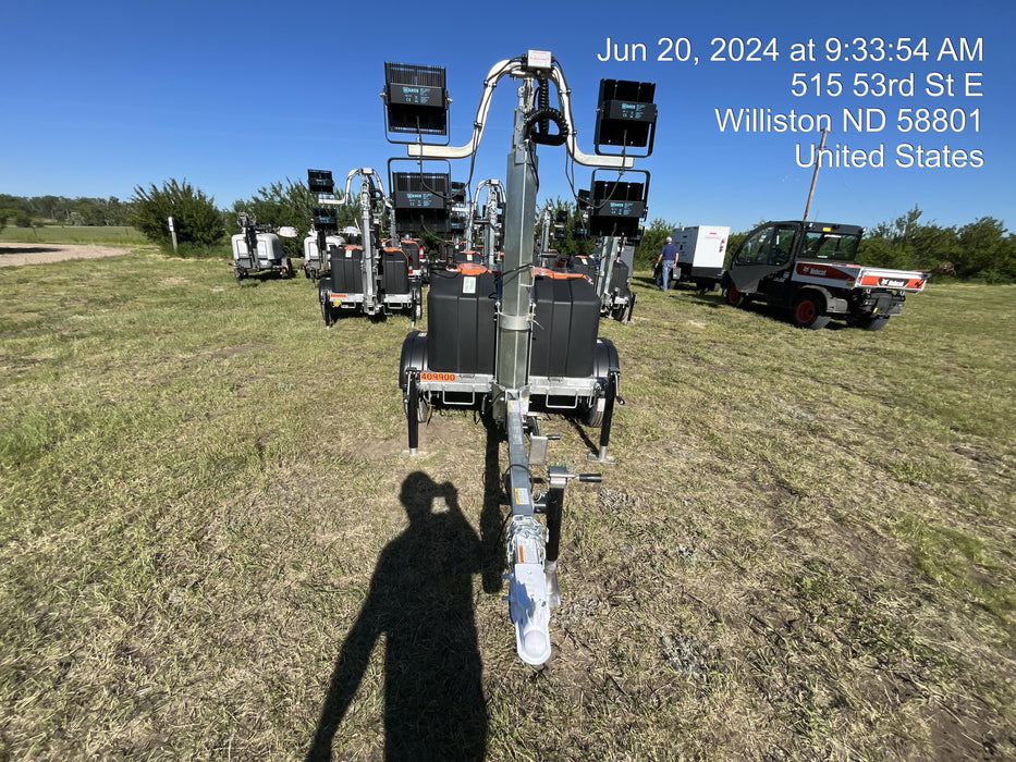 2024 Wanco WLTT-4MM4K Diesel, Deep Sea Controller, Shore Power Plug, Auto Start, (4) 350W LED Floodlights, 4kW Generator, 60 Gal Fuel Tank, 2" Ball, T3