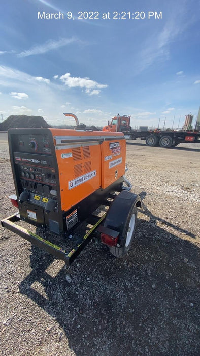 2021 Lincoln Electric Vantage 322 Vantage 322 Ready Pak 3 w/ Decals, ORANGE (includes trailer, cable rack, fender light kit) NO Telematics