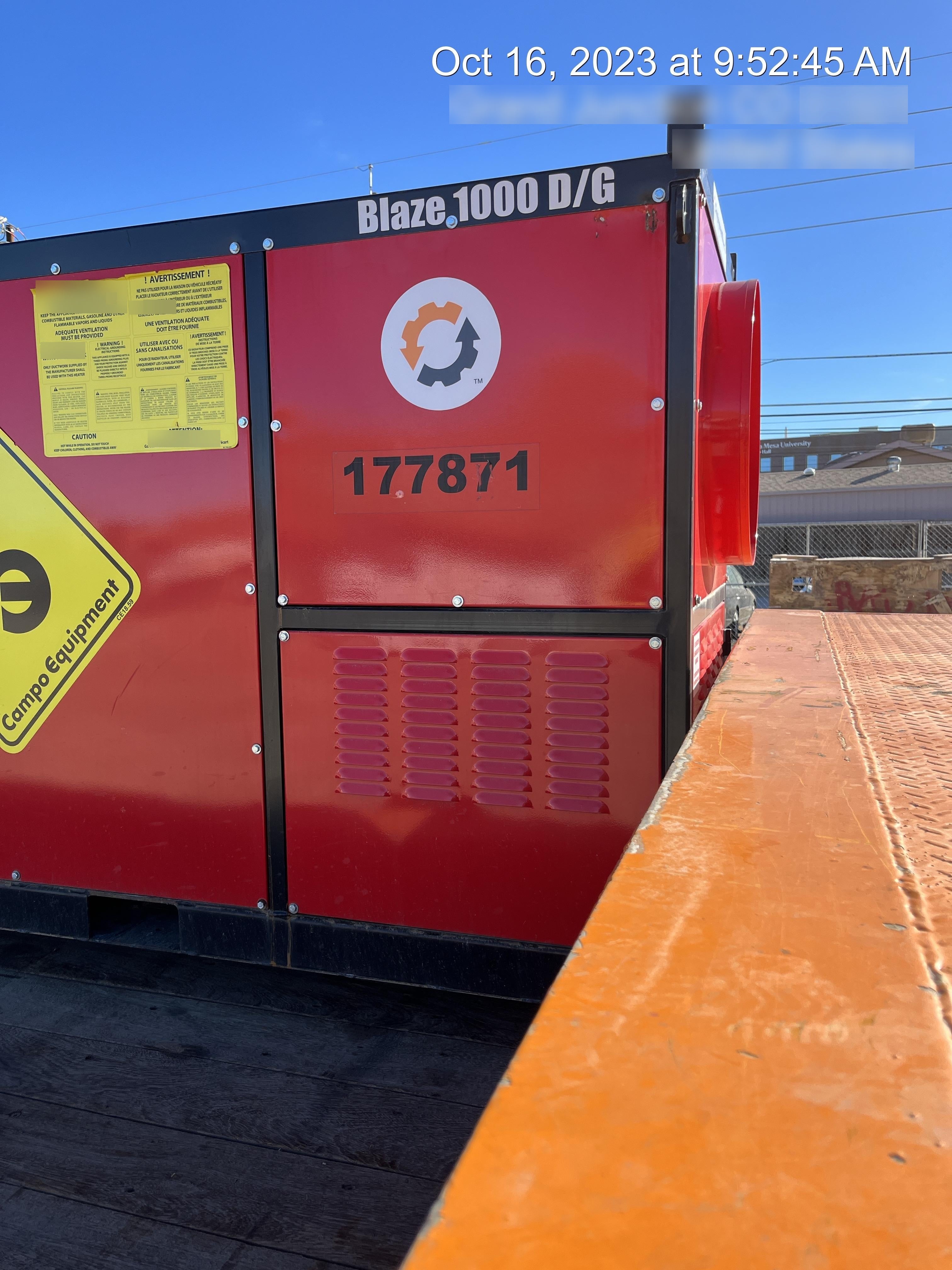 2021 CAMPO EB1000G-RE3