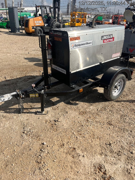 2024 Lincoln Electric LE400 Kubota V1505, Trlr, Cable Rack, Light Kit, ES Decals, T3