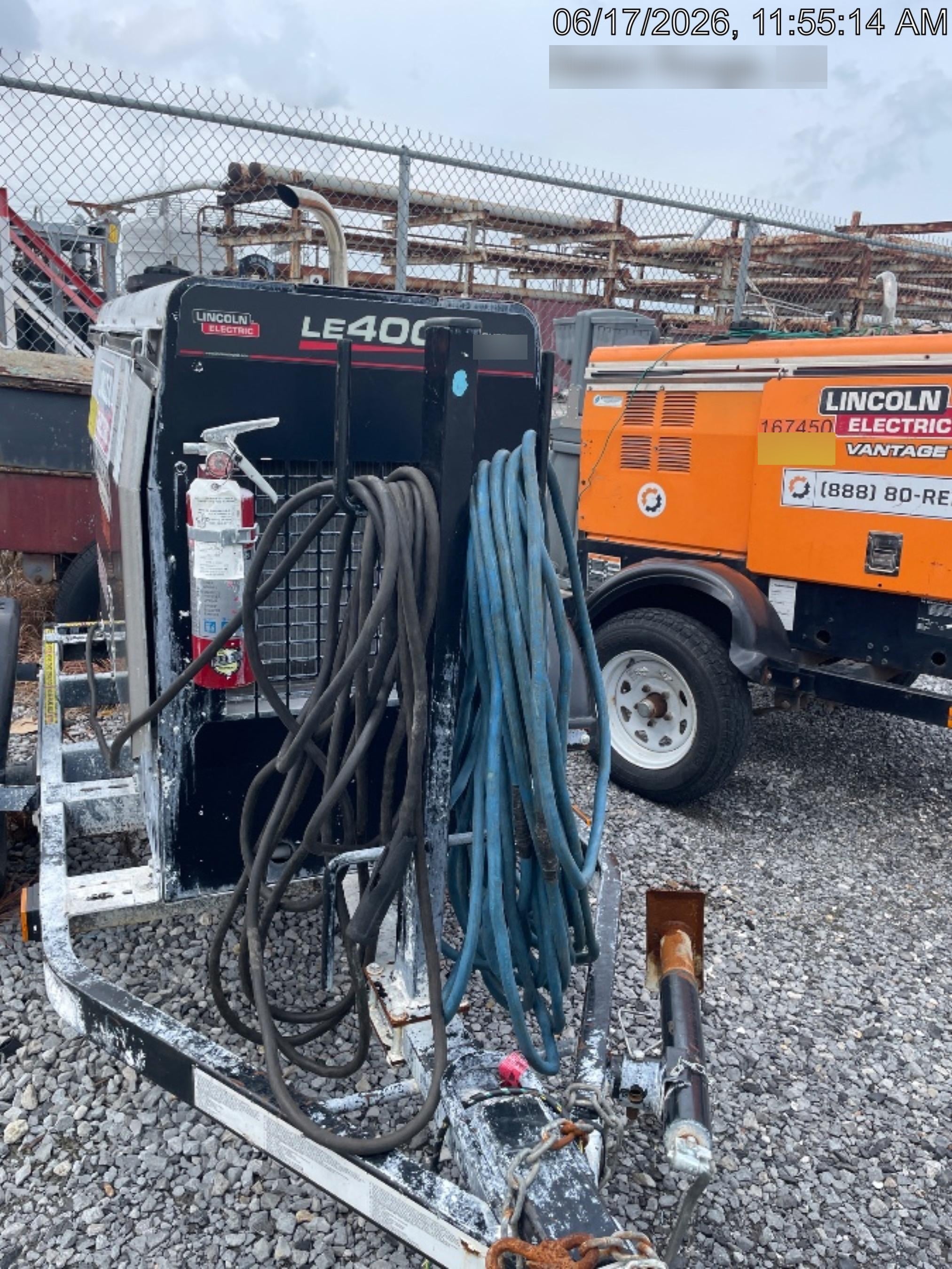 2024 Lincoln Electric LE400 Kubota V1505, Trlr, Cable Rack, Light Kit, ES Decals, T3